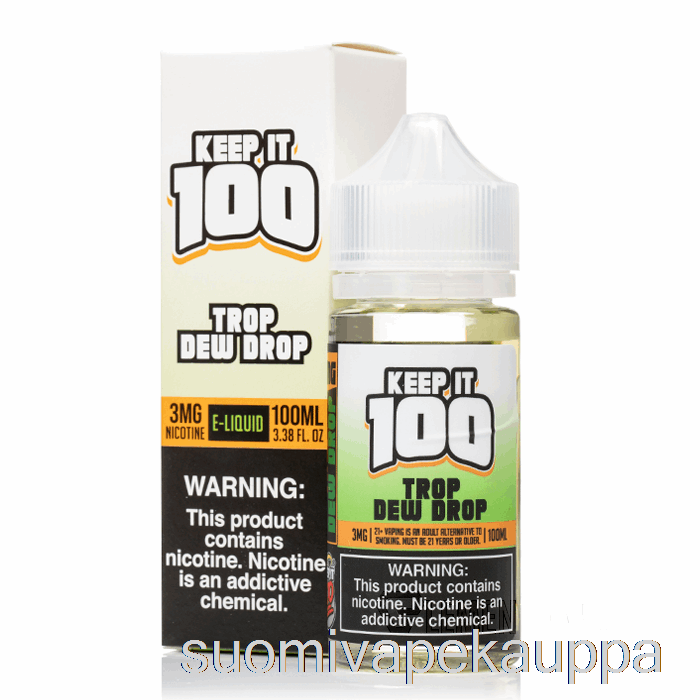 Vape Netistä Trop Dew Drop - Säilytä 100 - 100ml 3mg